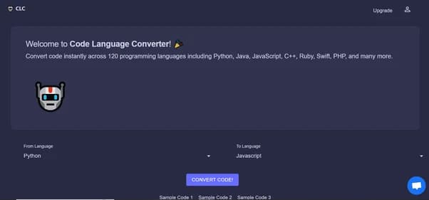 Codelanguageconverter - Tool thumbnail