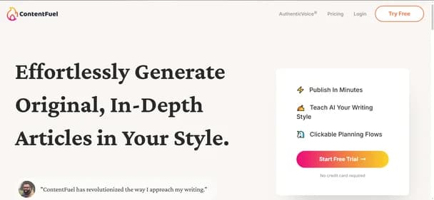 Contentfuel AI - Tool thumbnail
