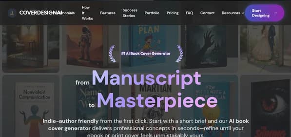 CoverDesignAI - Tool preview