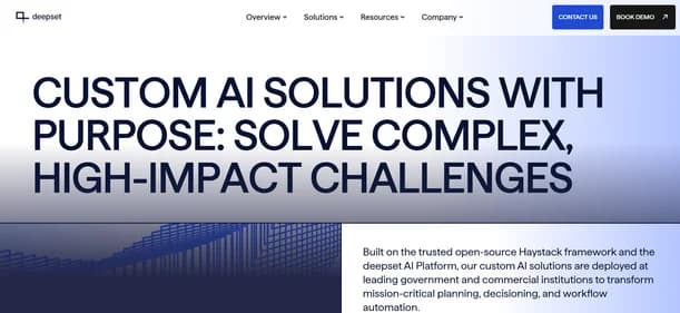 Deepset AI - Screenshot