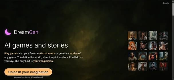Dreamgen - Tool thumbnail