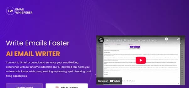 Emailwhisperer AI thumbnail