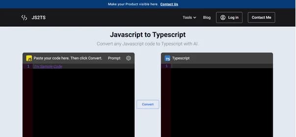 Js2Ts - Tool thumbnail