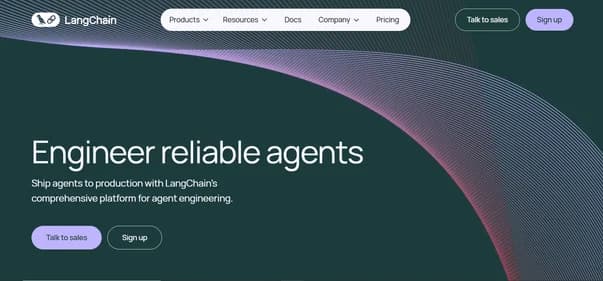 Langchain - Screenshot
