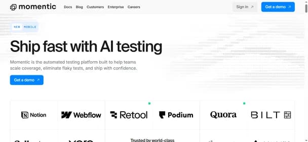 Momentic AI - Tool thumbnail