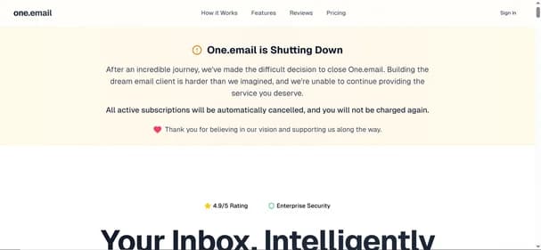 One Email - Tool thumbnail