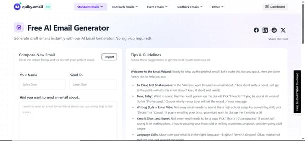 Quiky Email - Tool thumbnail