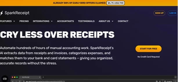Sparkreceipt - Tool thumbnail