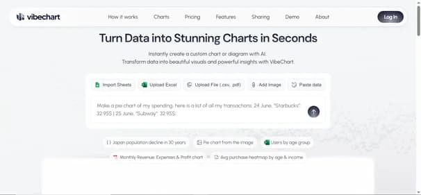 Vibechart AI - Tool thumbnail