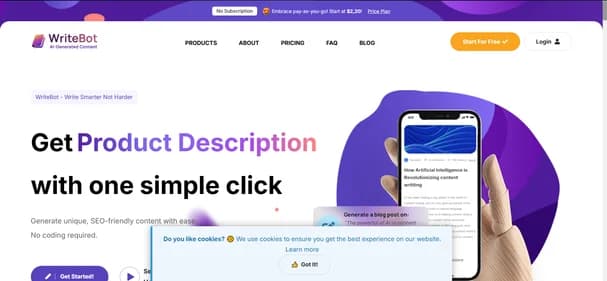 Writebot Co - Tool thumbnail