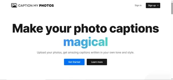 Captionmyphotos - Tool thumbnail