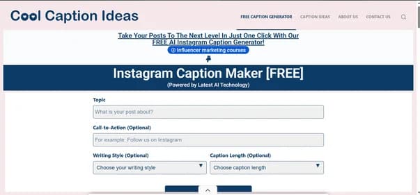 Coolcaptionideas - Tool thumbnail