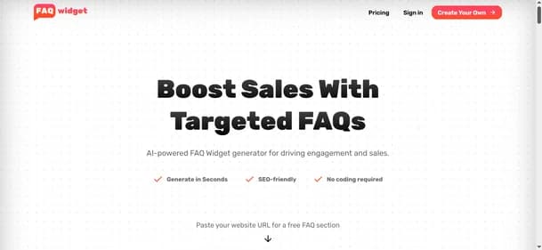 Faqwidget AI - Tool thumbnail