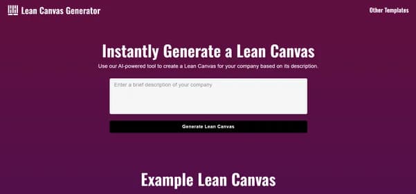 Leancanvas Business - Tool thumbnail