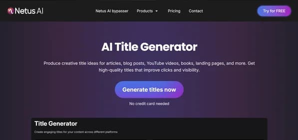 Netus AIwriterheadlines-Generator - Tool thumbnail