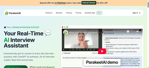 Parakeet-AI - Tool thumbnail