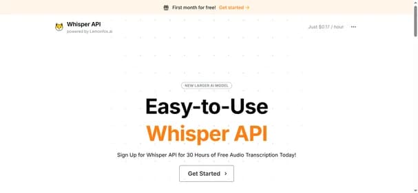 Whisperapi - Tool thumbnail