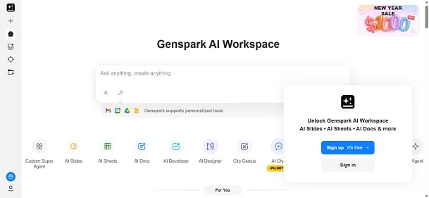 Genspark AI - Tool thumbnail