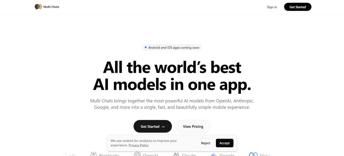MultiChats AI - Tool thumbnail