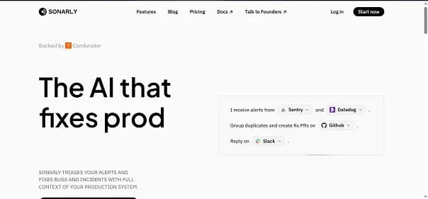 Sonarly AI - Tool thumbnail