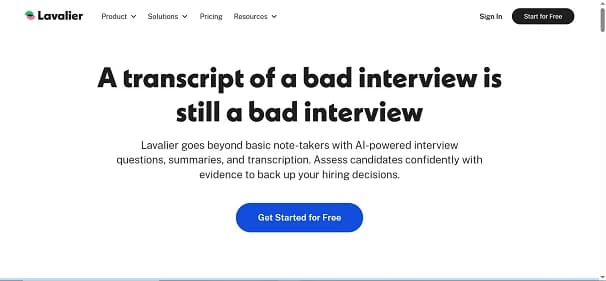 Lavalier AI - Tool thumbnail