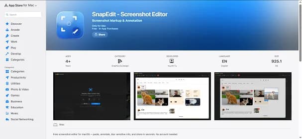 SnapEdit Screenshot Editor - Tool thumbnail