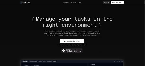 TaskShell - Tool thumbnail