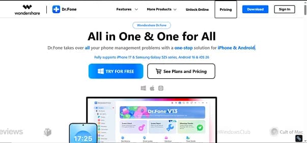 Dr.Fone - Tool preview