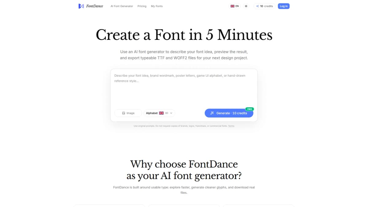 FontDance - Tool preview
