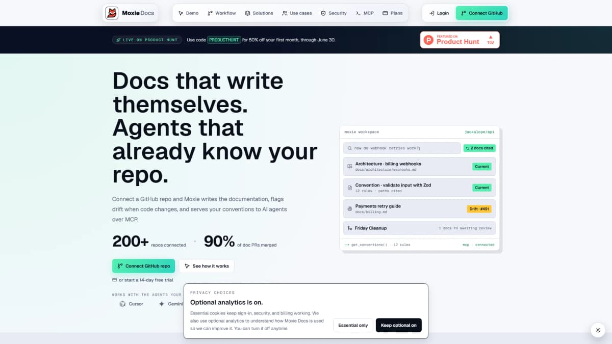 Moxie Docs - Tool preview