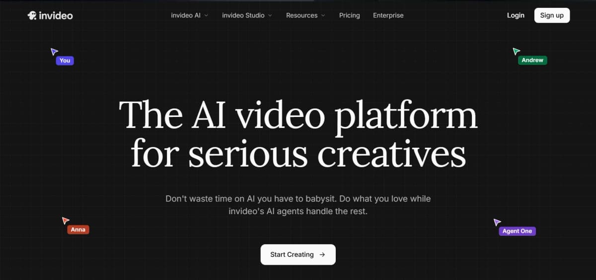 Invideo - Tool preview