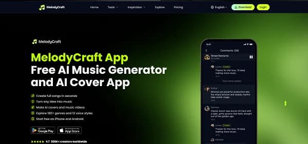 MelodyCraft - Tool preview