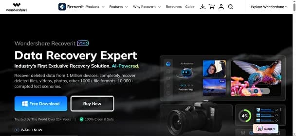Recoverit - Tool preview