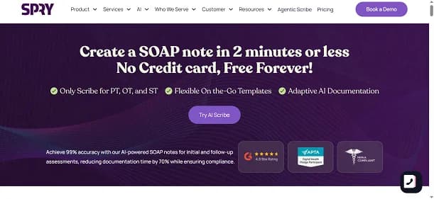 SPRYPT AI Medical Scribe - Tool preview