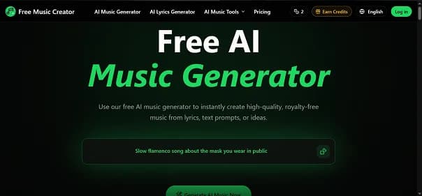 Free Music Creator AI - Tool preview