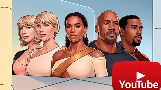 YouTube Protects Celebs and Creators from AI Impersonators