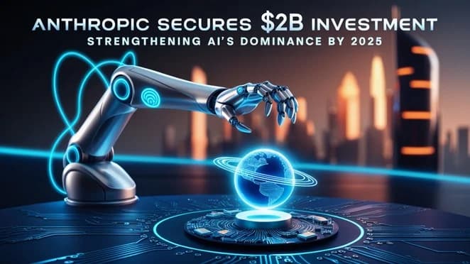 Anthropic Secures $2B Investment, Strengthening AI’s Dominance by 2025