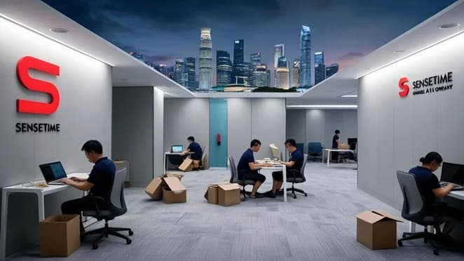 Chinese AI Giant SenseTime Reduces Singapore Office Space Amid Challenges