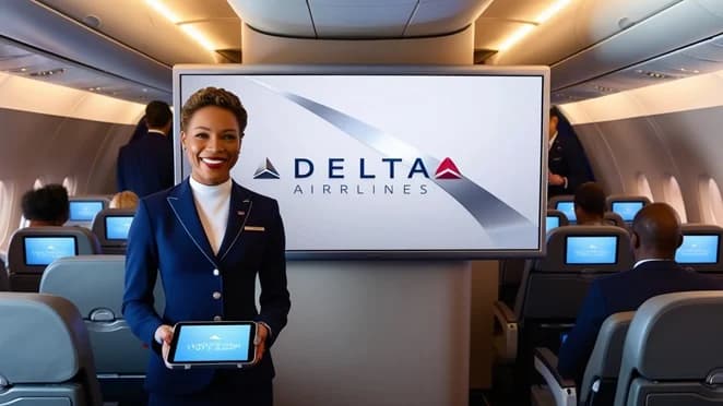 Delta Introduces AI Concierge, 4K Displays, and Free YouTube Premium