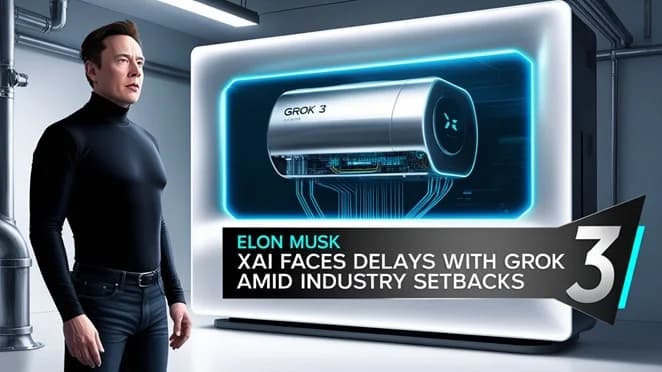 Elon Musk’s xAI Faces Delays with Grok 3 Amid Industry Setbacks