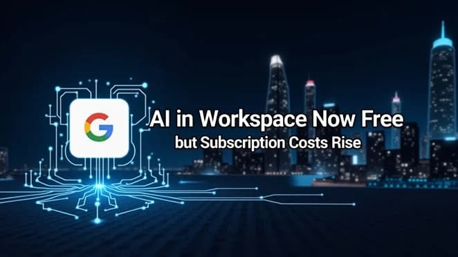 Google Makes AI in Workspace Free but Increases Subscription Costs