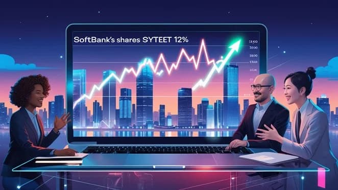 SoftBank Shares Jump 12% with $500B AI Project Partnership