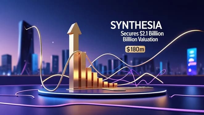Synthesia Secures $2.1 Billion Valuation with $180M Funding