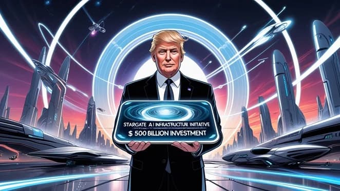 Trump Discloses $500 Billion Stargate AI Infrastructure Initiative