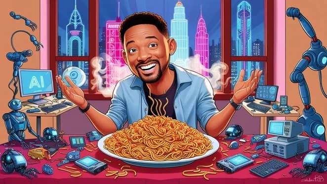 Will Smith Eating Spaghetti and Other Bizarre AI Benchmarks of 2024