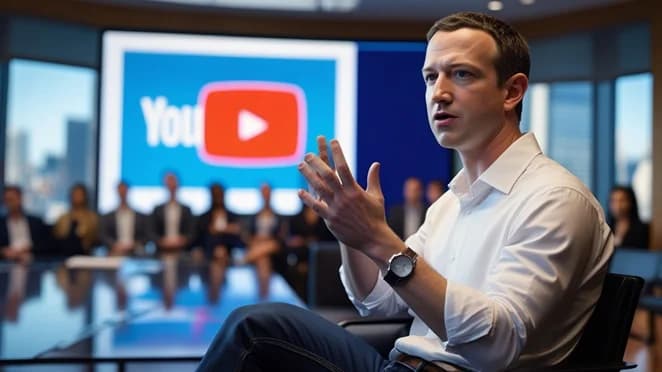 Zuckerberg Cites YouTube in Defense of Meta’s Use of Copyrighted Data for AI