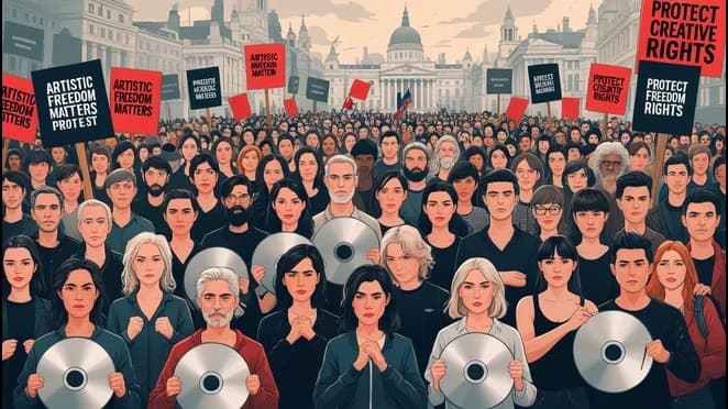 1,000 Artists Protest UK AI Copyright with Silent Album