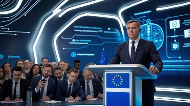 EU Announces $200 Billion AI Investment to Compete With U.S., China