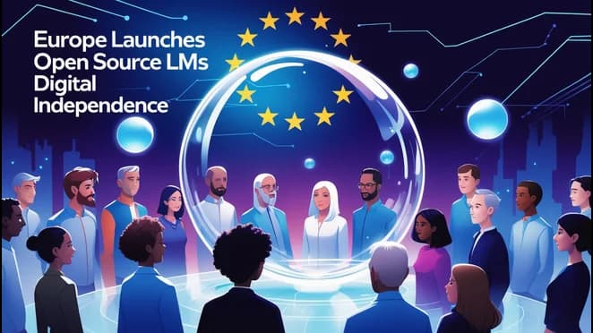 Europe Launches Open Source LLMs for Digital Independence
