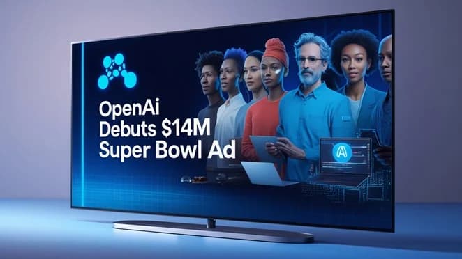 OpenAI Debuts $14M Super Bowl Ad, Highlighting AI’s Everyday Impact